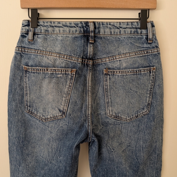 We The Free Womens 26 Dakota Straight Leg Denim Jeans 100% Cotton Classic Boho - Picture 6 of 8